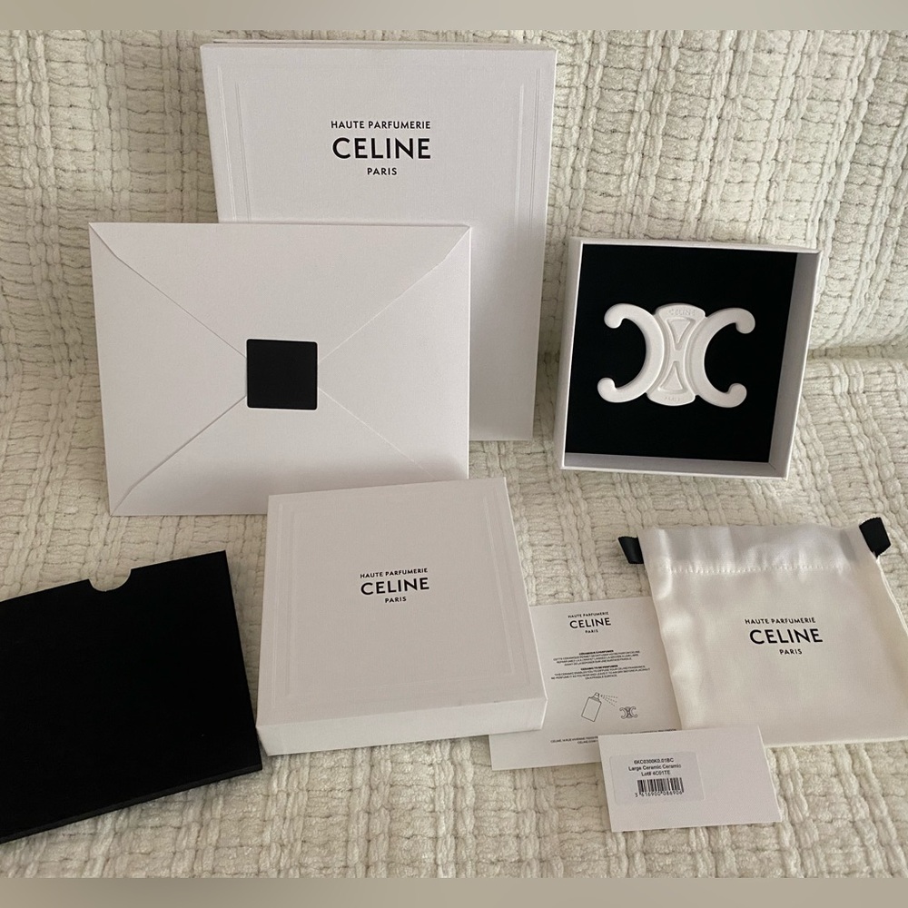 Celine Triomphe Ceramic to be Perfumed with Fragrance Sample Set, Brand New